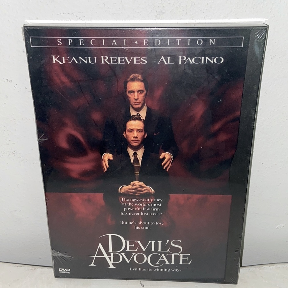 Devil’s 😈 Advocate 🎥 Al Pacino & Keanu Reeves 🎭 NWT DVD 📀 80% 🍅​​​​